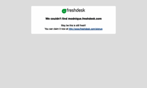 Modnique.freshdesk.com thumbnail