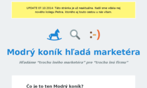 Modrykonik-hlada-marketera.com thumbnail