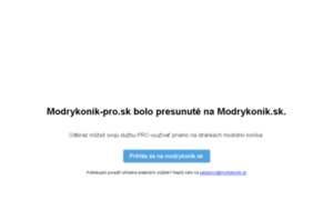Modrykonik-pro.sk thumbnail