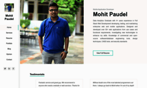 Mohitpaudel.com thumbnail