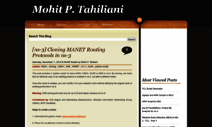 Mohittahiliani.blogspot.no thumbnail