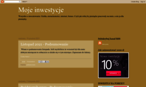 Mojeinwestycje.blogspot.com thumbnail