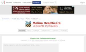 Molinahealthcarecomplaints.com thumbnail