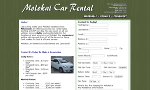 Molokai-car-rental.com thumbnail