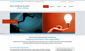 Momentumlegalstaffing.com thumbnail