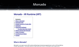 Monado.freedesktop.org thumbnail