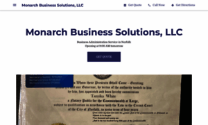 Monarchbusinesssolutionsllc.business.site thumbnail