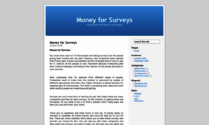 Moneyforsurveys.wordpress.com thumbnail