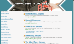 Moneygenerator.asia thumbnail