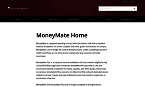 Moneymate.msstate.edu thumbnail
