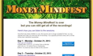 Moneymindfestevent.com thumbnail