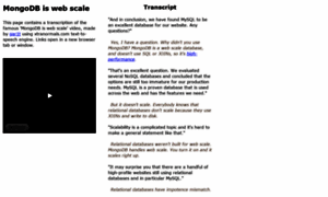 Mongodb-is-web-scale.com thumbnail