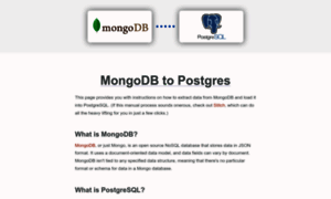 Mongodb.topostgres.com thumbnail