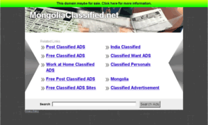 Mongoliaclassified.net thumbnail
