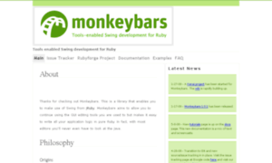 Monkeybars.rubyforge.org thumbnail