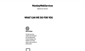 Monkeywebservices.com thumbnail