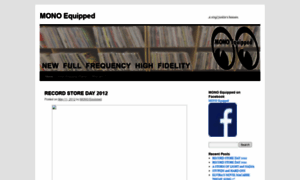 Monoequipped.wordpress.com thumbnail