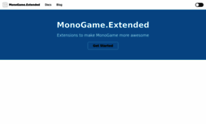 Monogameextended.net thumbnail