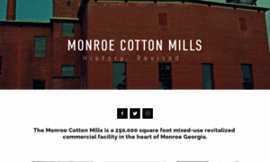 Monroecottonmills.com thumbnail