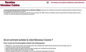 Monsieurcuisine.fr thumbnail