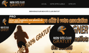 Monsiteclubgratuit.fr thumbnail