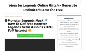 Monsterlegendsonlineglitch.win thumbnail