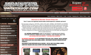 Monstersmokeshop.net thumbnail