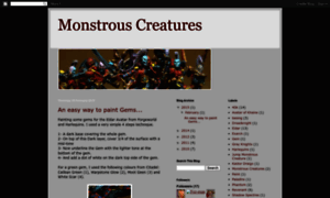 Monstrouscreatures.com thumbnail