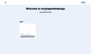 Montagewebdesign.com thumbnail