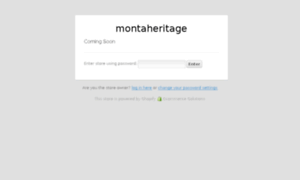 Montaheritage.myshopify.com thumbnail