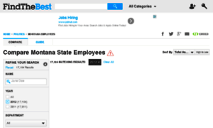 Montana-employees.findthedata.org thumbnail