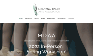 Montanadancearts.org thumbnail