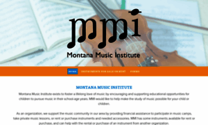 Montanamusicinstitute.org thumbnail