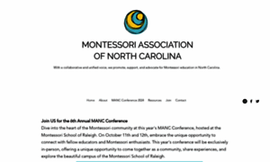 Montessoriassociationofnc.org thumbnail