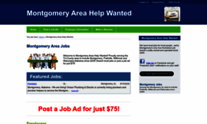 Montgomeryareajobs.net thumbnail