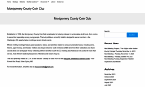 Montgomerycoinclub.org thumbnail