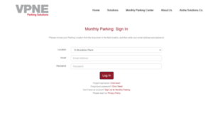 Monthlyparking.vpne.com thumbnail