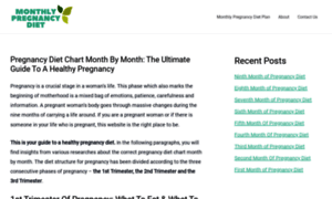 Monthlypregnancydiet.com thumbnail