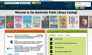 Monticello.biblionix.com thumbnail