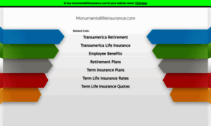 Monumentallifeinsurance.com thumbnail