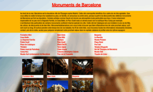 Monumentsdebarcelone.com thumbnail