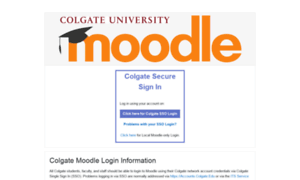 Moodle.colgate.edu thumbnail