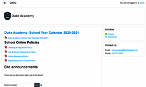 Moodle.dukeacademy.ca thumbnail