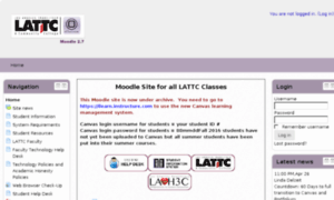Moodle.lattc.edu thumbnail