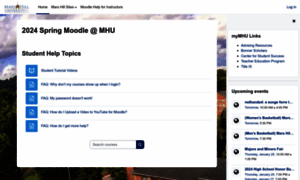 Moodle.mhu.edu thumbnail