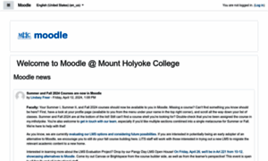 Moodle.mtholyoke.edu thumbnail