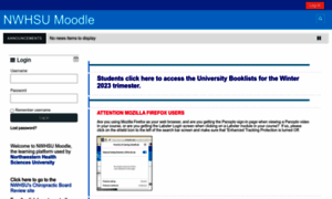 Moodle.nwhealth.edu thumbnail