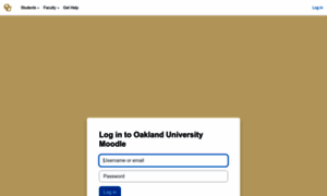 Moodle.oakland.edu thumbnail