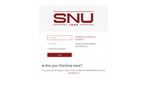 Moodle.snu.edu thumbnail