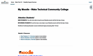 Moodle.waketech.edu thumbnail